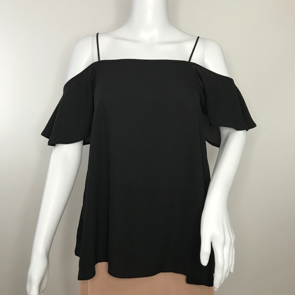 asos black off the shoulder top